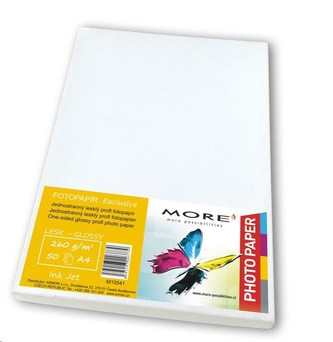 ARMOR More Fotopapír Exclusive 260g/m2; glossy,  50 listů str.,Ink Jet ARMOR More Fotopapír Exclusive 260g/m2; glossy,  50 listů str.,Ink Jet