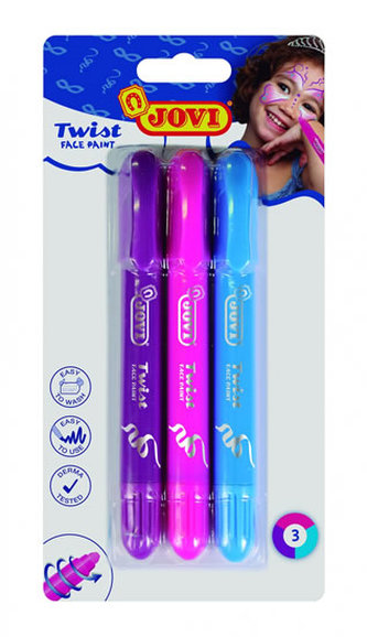 JOVI obličejové barvy TWIST GIRL 3ks