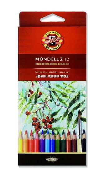 Akvarelová pastelka "Mondeluz 3716/12", 12 barev, KOH-I-NOOR