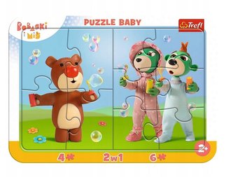 Puzzle ramkowe Baby - Zabawne Bobaski TREFL