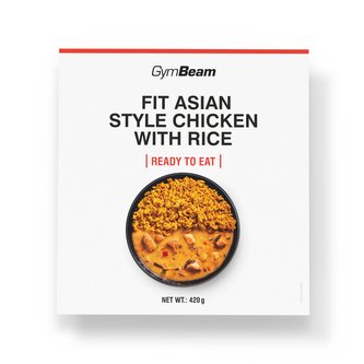 FIT Kuřecí s rýží na asijský způsob Ready to eat - GymBeam - 420 g
