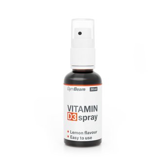 Vitamín D3 Sprej - GymBeam - citrón - 30 ml