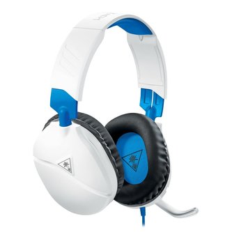 Herní sluchátka Turtle Beach RECON 70P, bílá, PS5 (Xbox One/series S/X, Nintendo)