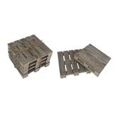 Dekorační palety, 4 ks D5374