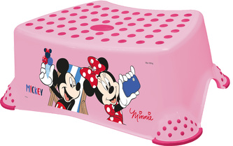 Stupínek k WC/umyvadlu "Mickey&Minnie", Pink