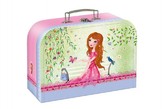 Kufřík/Kufr dětský školní papírový Girls Fairy Tales vel.20 cm