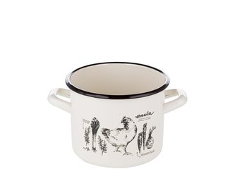 SMALTOVANÝ HRNEC  14CM  1,75L VÝVAR B/P