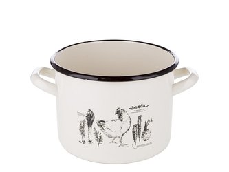 SMALTOVANÝ HRNEC 18CM 3,55L VÝVAR B/P