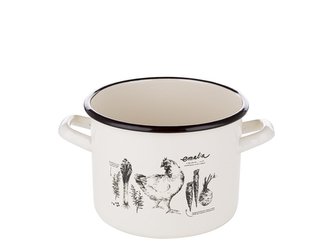 SMALTOVANÝ HRNEC 16CM 2,5L VÝVAR  B/P