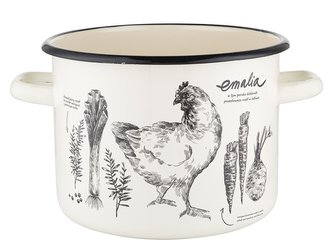 SMALTOVANÝ HRNEC 20CM 4,8L ROSÓŁ