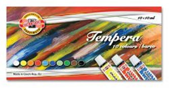 Koh-i-noor souprava temperových barev 10 x 10ml Koh-i-noor souprava temperových barev 10 x 10ml