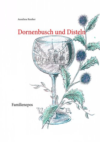 Dornenbusch und Disteln