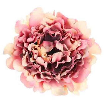 Pivoňka, barva krémovo-růžová, vazbová umělá květina. Cena za 1 sáček (6ks)