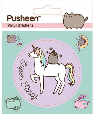 Samolepky Pusheen: Mythical 5 kusů (10 x 12,5 cm)