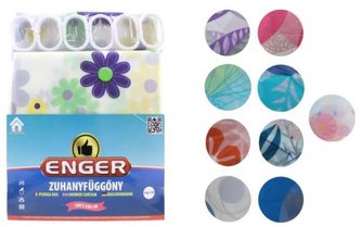 Závěs koupelnový 180 x 200 cm polyester dekor eng - 238