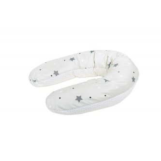 TRÄUMELAND povlak na kojící polštář Design 5 (grau Stars) TRÄUMELAND povlak na kojící polštář Design 5 (grau Stars)