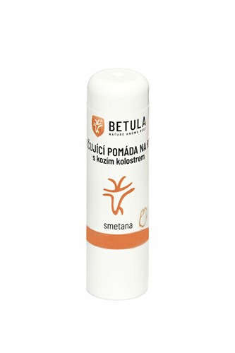 Betula pendula Pečující pomáda na rty s kozím kolostrem - smetana 4,2 g