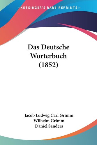 Das Deutsche Worterbuch (1852)
