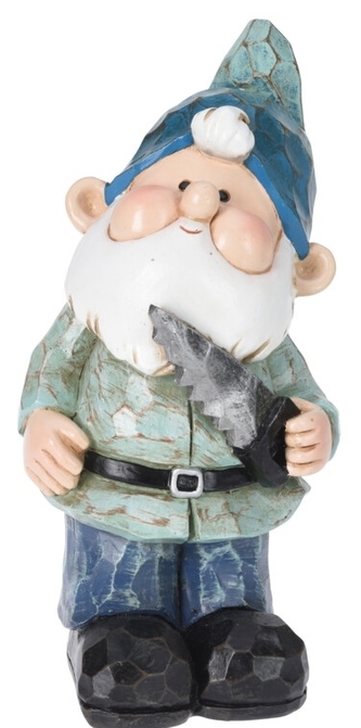 Trpaslík modrý 21x11x9 cm