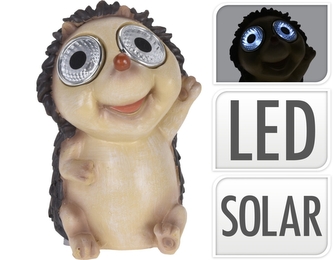 Solární svítidlo Ježek 11,5x8x6,5 cm