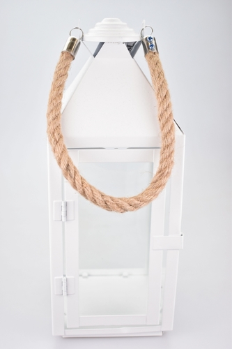 Kovová lucerna 29x11,5x11,5 cm