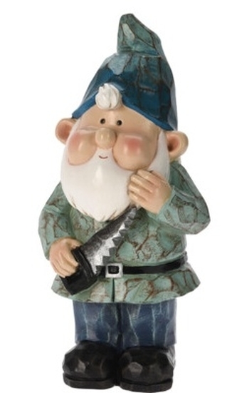 Trpaslík modrý 30,7x16,5x13 cm