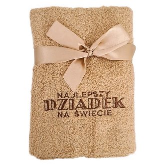 Dzień Dziadka. Ręcznik brązowy