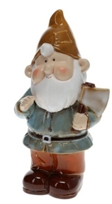 Porcelánový trpaslík hnědý 27,5x14,5x10,5 cm