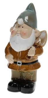 Porcelánový trpaslík šedý 27,5x14,5x10,5 cm