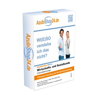 AzubiShop24.de Lernkarten Wirtschafts- und Sozialkunde Packmitteltechnologe Prüfungsvorbereitung Wiso Prüfung