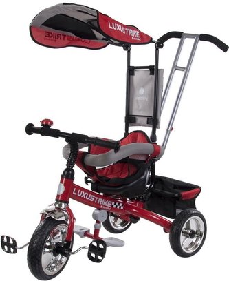 Tříkolka se stříškou LUXUS XG18819G_červená Tříkolka se stříškou LUXUS XG18819G_červená