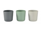 Kelímek silikonový 3ks Grey/Sage/Mineral