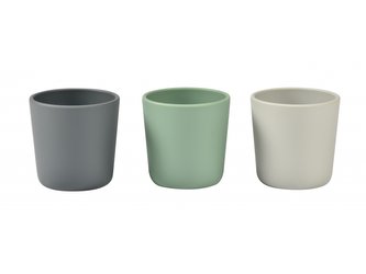 Kelímek silikonový 3ks Grey/Sage/Mineral