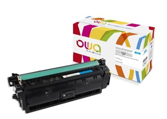 OWA Armor toner pro HP Color Laserjet Ese M552, M553, MFP M577, 9500   Stran, CF361X, modrá/cyan