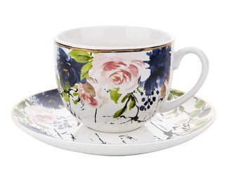 ŠÁLEK S PODŠÁLKEM ROSALIA GOLD 240ML