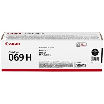 Canon TONER CRG 069BK H černý pro LBP673Cdw, MF752Cdw a MF754Cdw (7 600 str.) Canon TONER CRG 069BK H černý pro LBP673Cdw, MF752Cdw a MF754Cdw (7 600 str.)