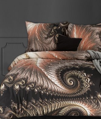 Luxusní povlečení  EVA XXIII. 100% saténová bavlna 1x 200x220 cm, 2x povlak 70x80 cm francouzské povlečení