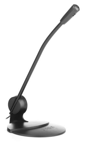 NGS stolní mikrofon MS102/ 3,5 mm Jack/ Černý