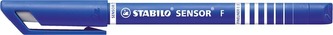 Liner "Sensor", 0,3 mm, modrá, STABILO