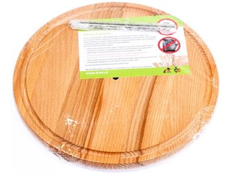 Prkénko dřevo servírovací s trnem na koleno  CZ
