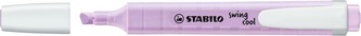 Zvýrazňovač "Swing Cool", pastelová lila, 1-4 mm, STABILO