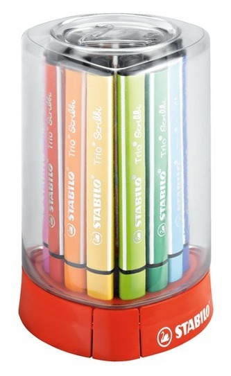 STABILO Trio Scribbi Stolní Set, 12 ks