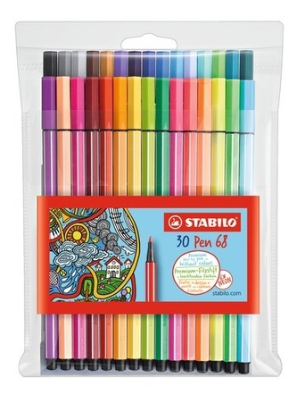 STABILO Pen 68 24+6 neon Pouzdro