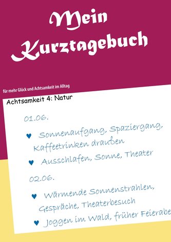 Mein Kurztagebuch