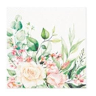 Serwetki kwiatowe chwile 33x33cm 20szt