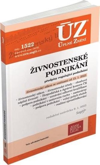 ÚZ 1522 Živnostenské podnikání, volný pohyb služeb, podpora podnikání ÚZ 1522 Živnostenské podnikání, volný pohyb služeb, podpora podnikání