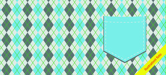 Obálka na peníze Modré kárování - Obálky na peníze