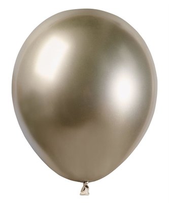 Balonky 13 cm - chromové Champagne - 100 ks