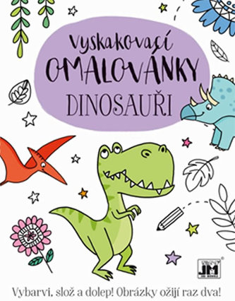 Vyskakovací omalovánky Dinosauři