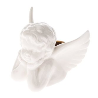 Porcelánový svícen - anděl , 6/144